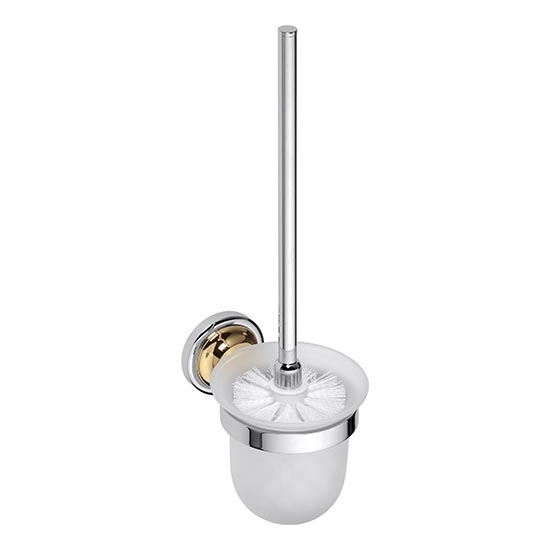 Tualeto šepetys 11x37,5 cm sidabrinis/auksinis