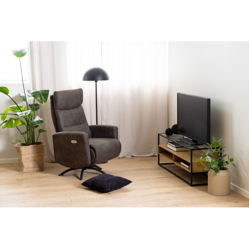 TV stalas ZEIN ąžuolas/juoda