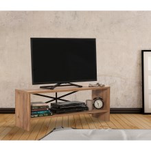 TV staliukas 45x90 cm rudas