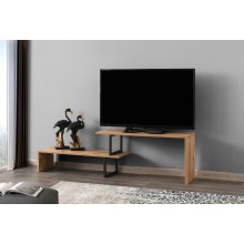 TV staliukas OVIT 44x153 cm ruda/juoda