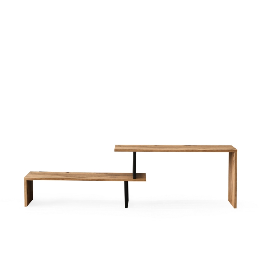 TV staliukas OVIT 44x153 cm ruda/juoda