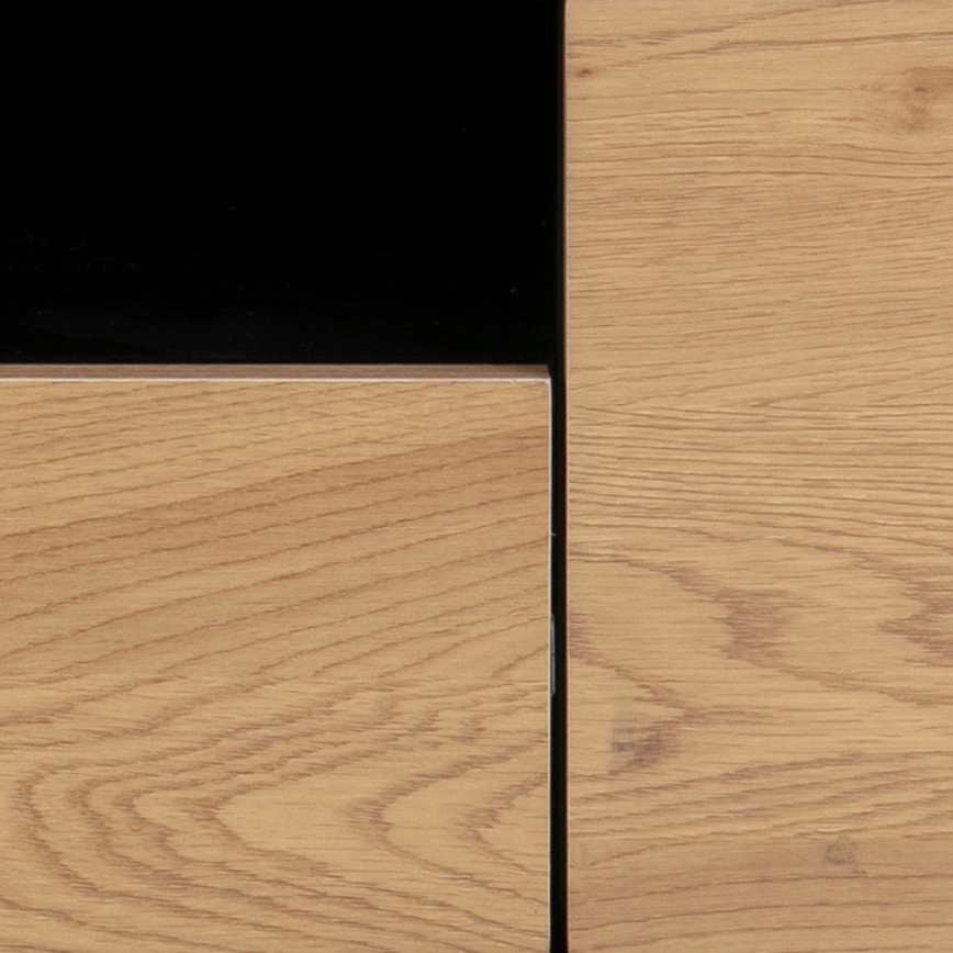 TV staliukas SARON ąžuolas/juodas