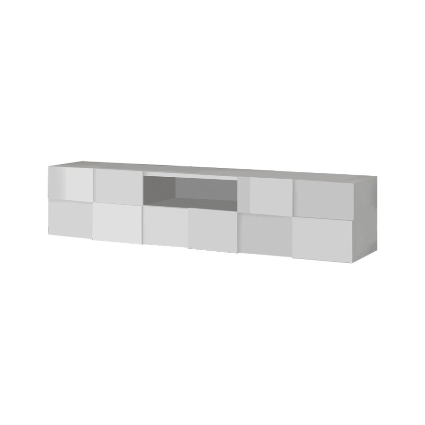 TV staliukas SERIAN 184x42x42 cm baltas