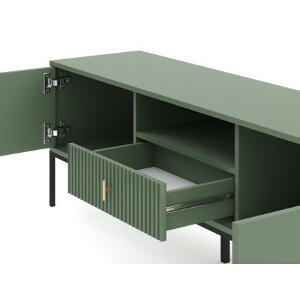 TV staliukas SUE, žalias/juodas