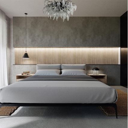 Tvirtinamas krištolinis sietynas 10xG9/40W/230V juoda