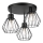 Tvirtinamas sietynas AUDREY 3xE27/60W/230V juoda
