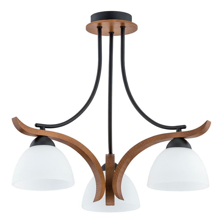Tvirtinamas sietynas BAFIA 3xE27/15W/230V ruda