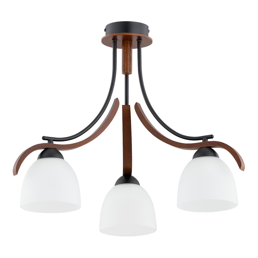 Tvirtinamas sietynas BAFIA 3xE27/15W/230V ruda