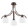 Tvirtinamas sietynas BAFIA 3xE27/15W/230V ruda