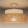Tvirtinamas sietynas BOHO 1xE27/60W/230V balta/smėlio spalva