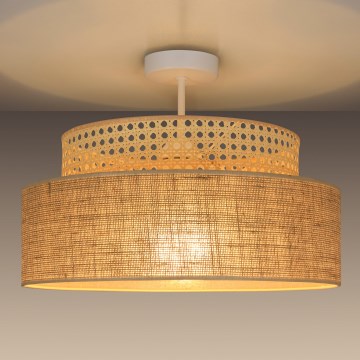 Tvirtinamas sietynas BOHO 1xE27/60W/230V rotangas