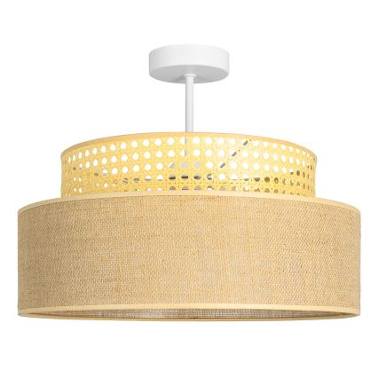Tvirtinamas sietynas BOHO 1xE27/60W/230V rotangas