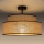 Tvirtinamas sietynas BOHO 1xE27/60W/230V smėlio spalva