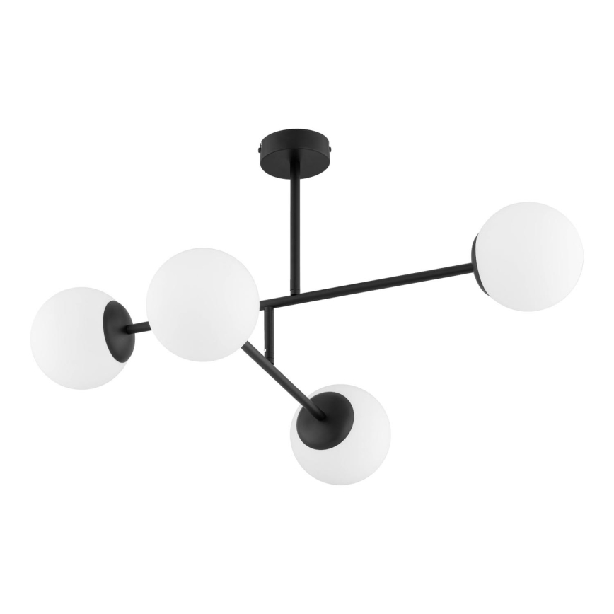 Tvirtinamas sietynas DILON 4xE14/10W/230V juoda