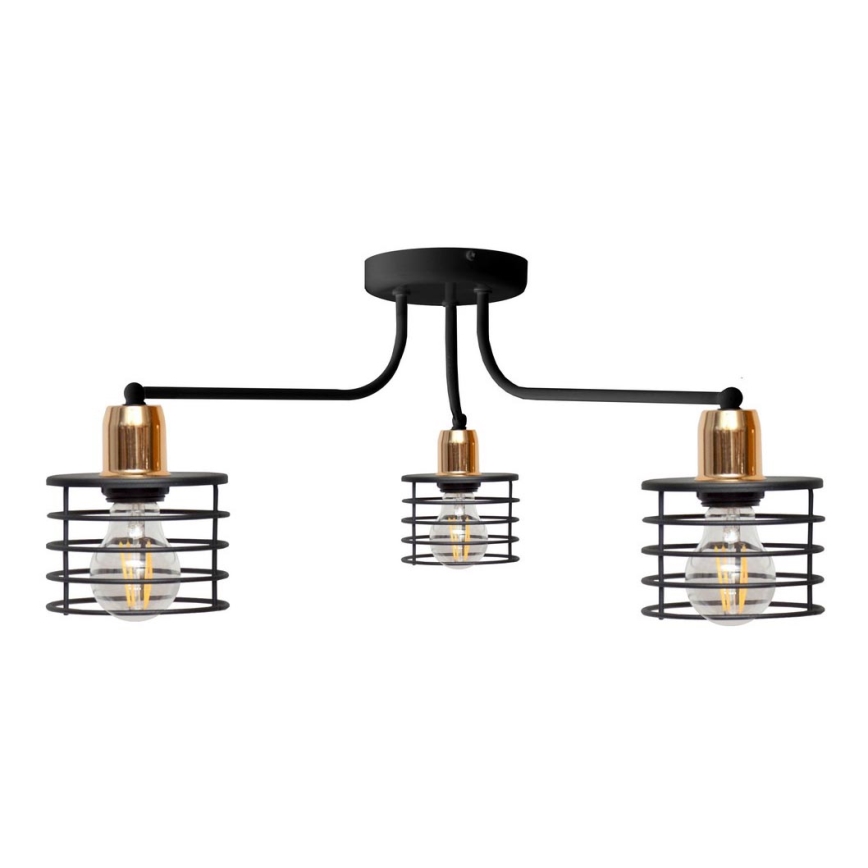 Tvirtinamas sietynas EDISON 3xE27/15W/230V