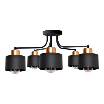 Tvirtinamas sietynas EDISON 5xE27/15W/230V