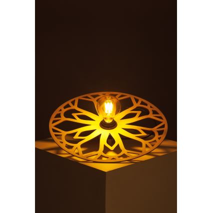 Tvirtinamas sietynas FALCO 1xE27/60W/230V diametras 40 cm smėlio spalva