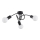 Tvirtinamas sietynas FARTA 3xE27/15W/230V juoda