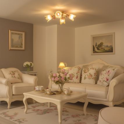 Tvirtinamas sietynas FIORINTINO 4xE14/40W/230V