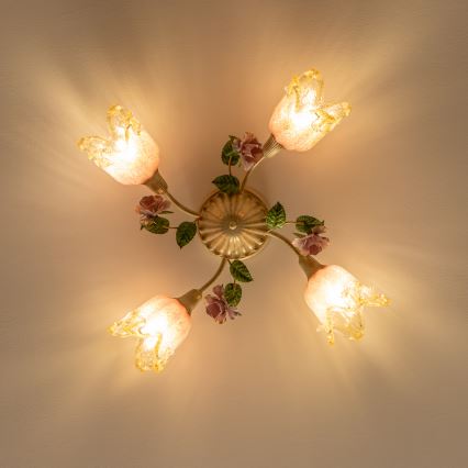 Tvirtinamas sietynas FIORINTINO 4xE14/40W/230V