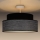 Tvirtinamas sietynas GRACE 1xE27/60W/230V diametras 40 cm juoda/pilka
