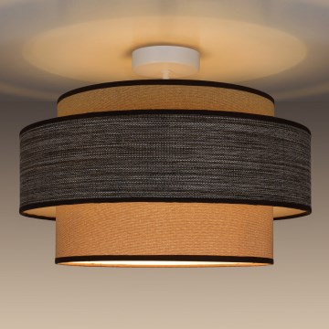 Tvirtinamas sietynas GRACE 1xE27/60W/230V diametras 40 cm kreminė/ruda