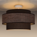 Tvirtinamas sietynas GRACE 1xE27/60W/230V diametras 40 cm ruda/smėlio spalva