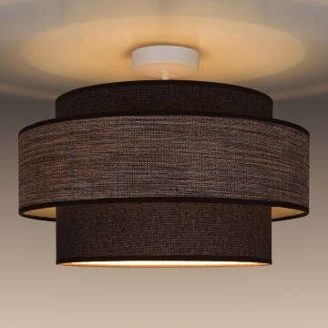 Tvirtinamas sietynas GRACE 1xE27/60W/230V diametras 40 cm ruda/smėlio spalva