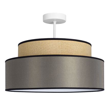 Tvirtinamas sietynas GRACE 1xE27/60W/230V diametras 40 cm smėlio spalva/ruda