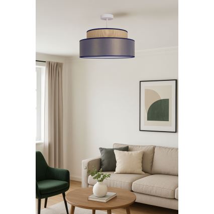 Tvirtinamas sietynas GRACE 1xE27/60W/230V diametras 40 cm smėlio spalva/ruda