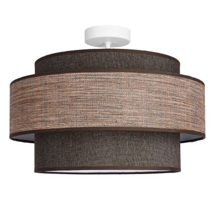 Tvirtinamas sietynas GRACE 1xE27/60W/230V ruda/smėlio spalva
