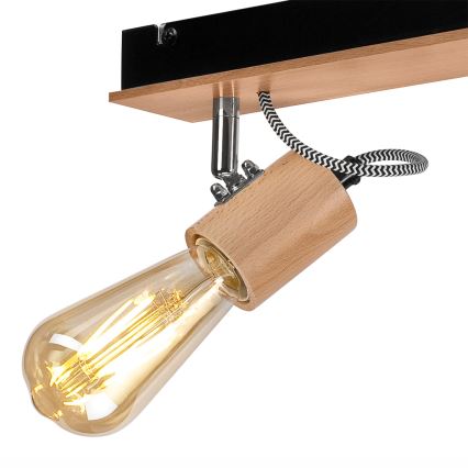 Tvirtinamas sietynas GUSTAVO 3xE27/60W/230V bukas