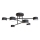 Tvirtinamas sietynas HALO 6xGX53/8W/230V juoda