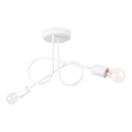 Tvirtinamas sietynas LOOP 2xE27/15W/230V balta