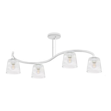 Tvirtinamas sietynas LUCEA 4xE27/15W/230V balta