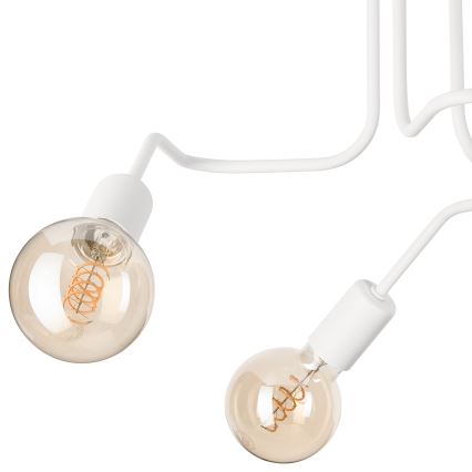 Tvirtinamas sietynas MATYLDA 3xE27/60W/230V balta