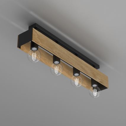 Tvirtinamas sietynas MILUZA 4xE27/15W/230V