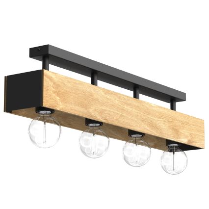 Tvirtinamas sietynas MILUZA 4xE27/15W/230V