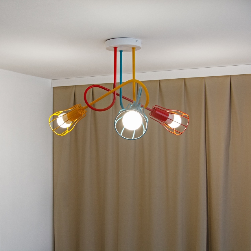 Tvirtinamas sietynas OXFORD 3xE27/15W/230V