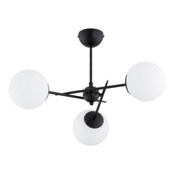 Tvirtinamas sietynas PRIMERY 3xE14/10W/230V juoda