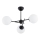 Tvirtinamas sietynas PRIMERY 3xE14/10W/230V juoda