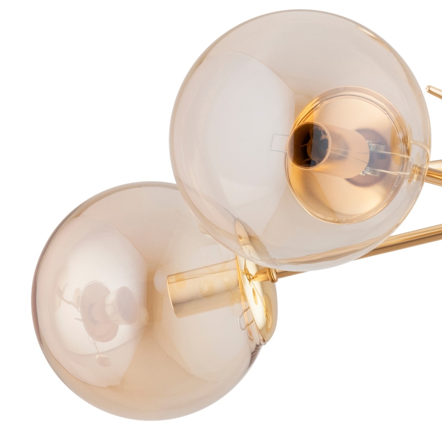 Tvirtinamas sietynas PRIMERY 5xE14/10W/230V auksas