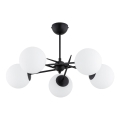 Tvirtinamas sietynas PRIMERY 5xE14/10W/230V juoda