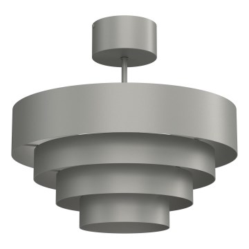Tvirtinamas sietynas RINGS 1xE27/15W/230V pilka