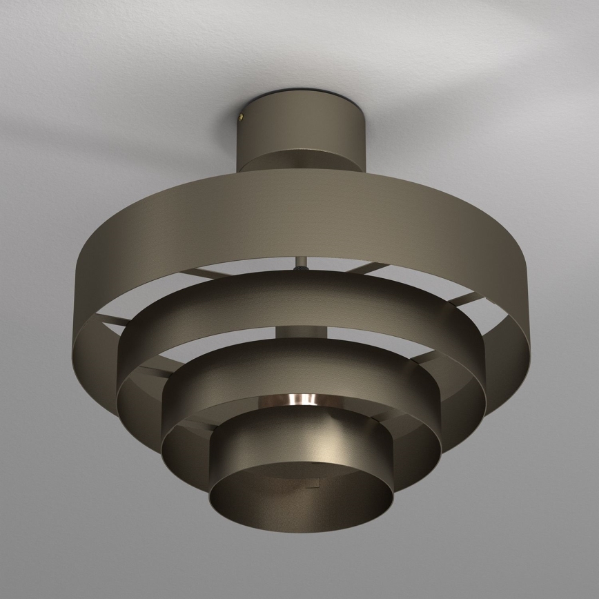 Tvirtinamas sietynas RINGS 1xE27/15W/230V žalvaris
