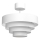 Tvirtinamas sietynas RINGS 2xE27/15W/230V balta