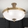 Tvirtinamas sietynas ROCCA 4xE27/60W/230V diametras 43 cm bronza/balta