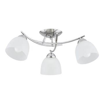 Tvirtinamas sietynas SEVA 3xE27/15W/230V blizgus chromas
