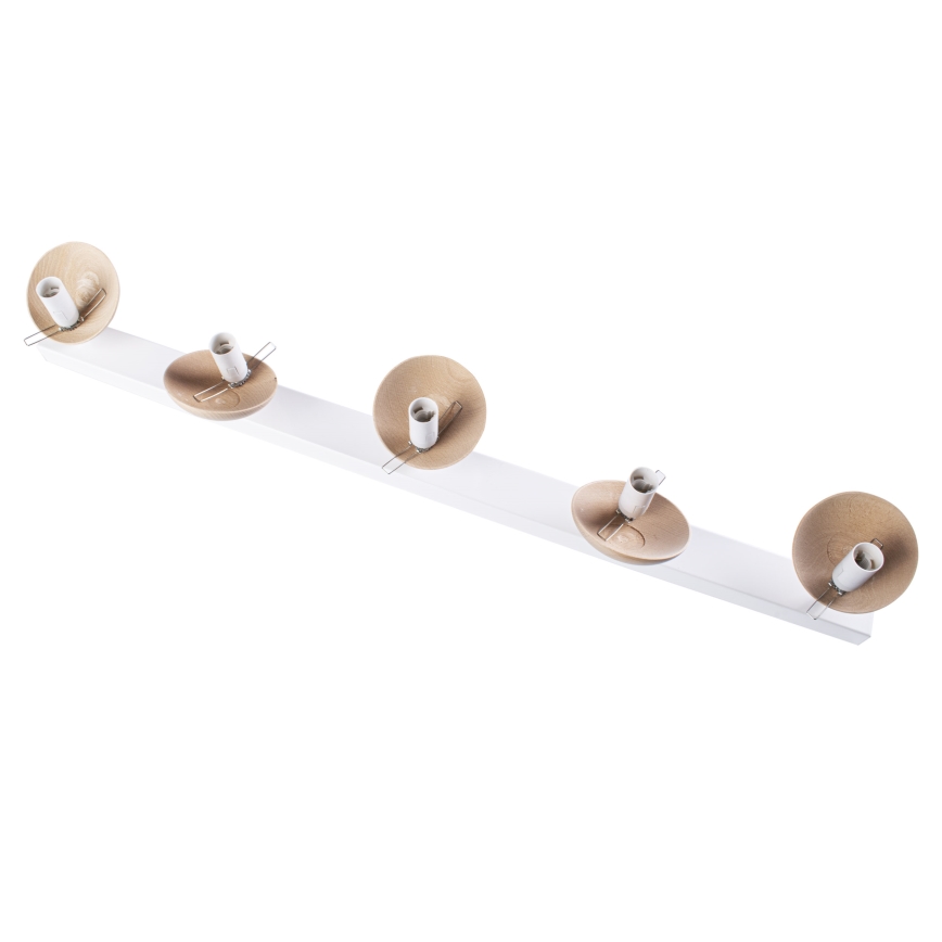 Tvirtinamas sietynas SFERA WOOD 5xE14/40W/230V