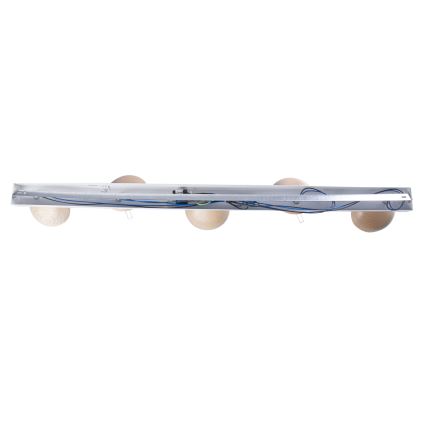 Tvirtinamas sietynas SFERA WOOD 5xE14/40W/230V